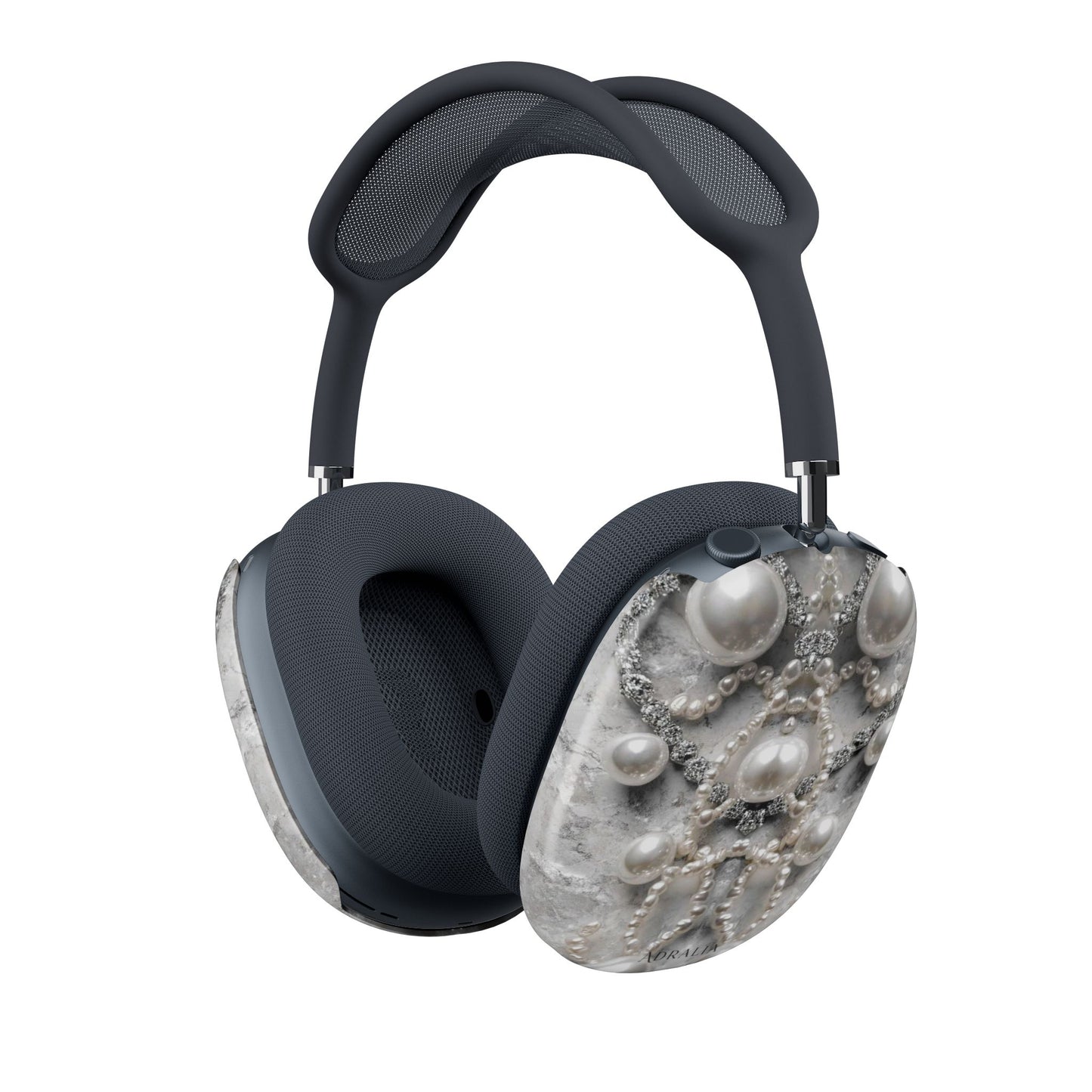 Pearl Lace AirPods Max Shell Case — Elegant Beaded Headphone Covers