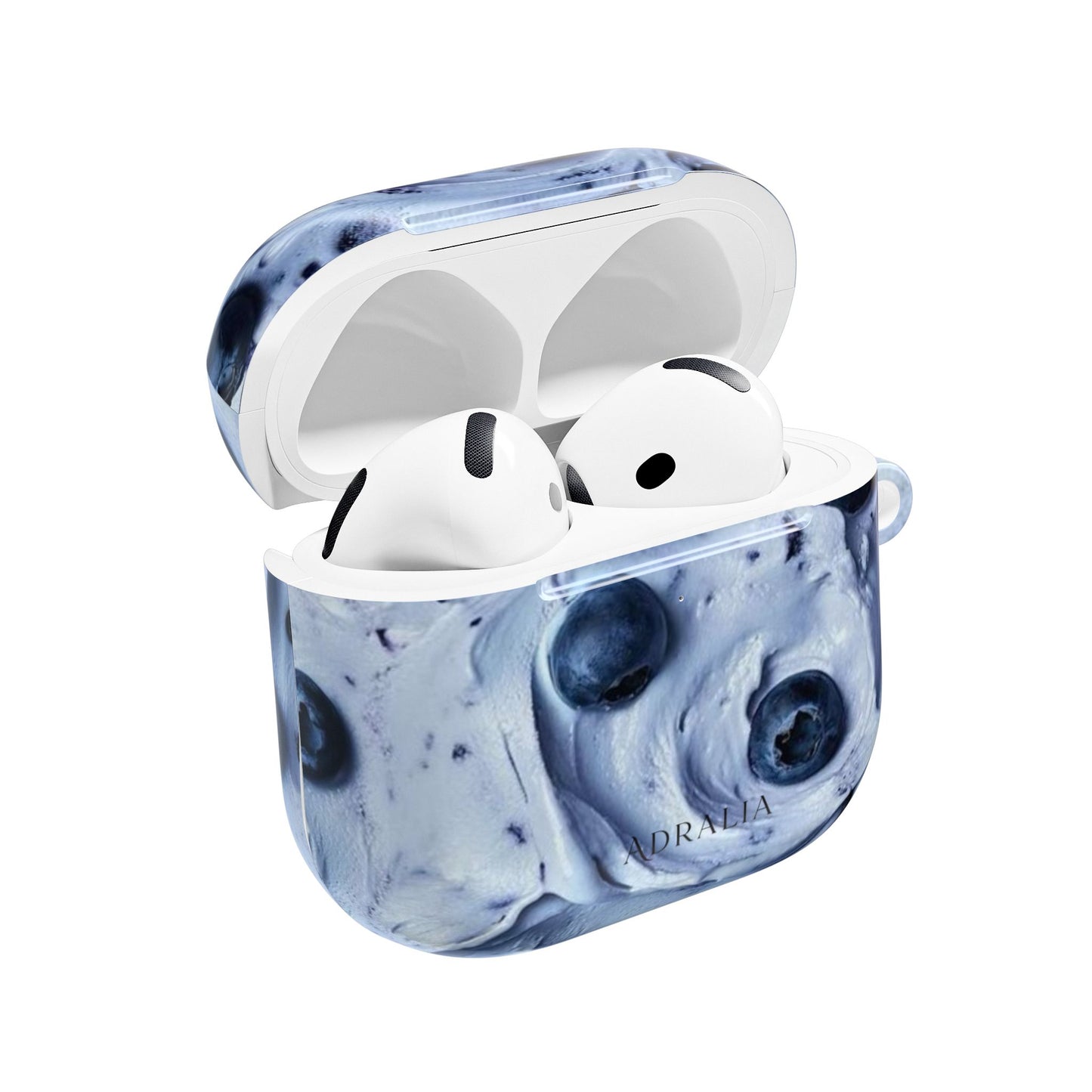 Blueberry Swirl AirPod Case — Cute Fruit Dessert Protective Cover