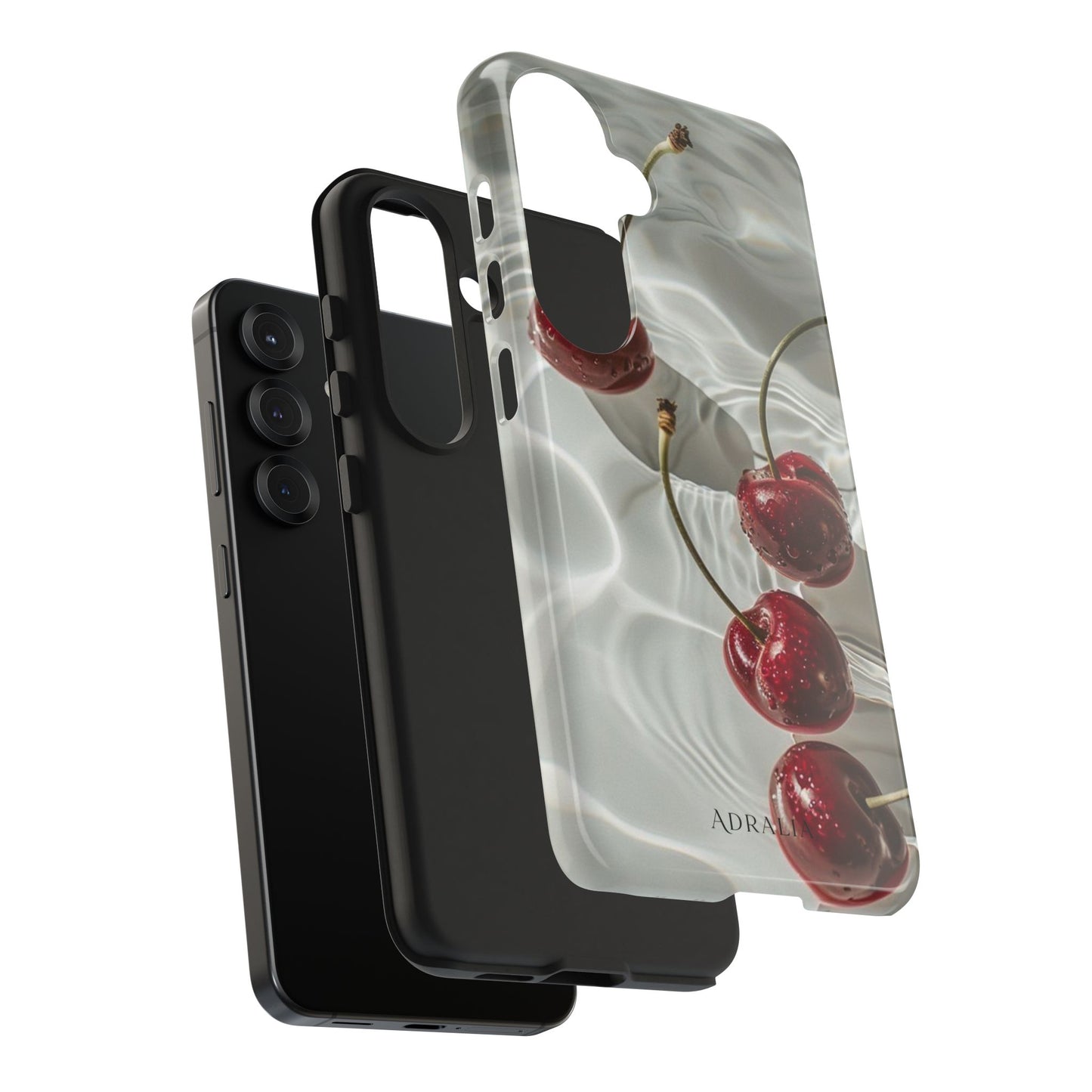 Cherry Water Reflection Tough Phone Case