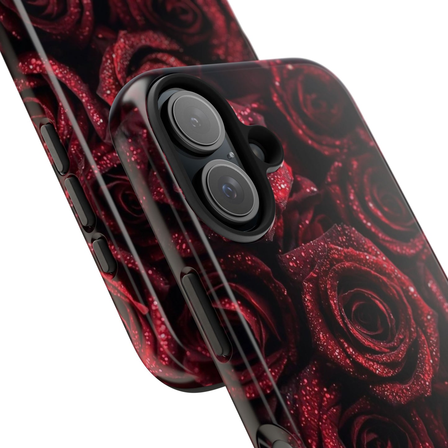 Red Velvet Roses Tough Phone Case — Protective Floral iPhone Case