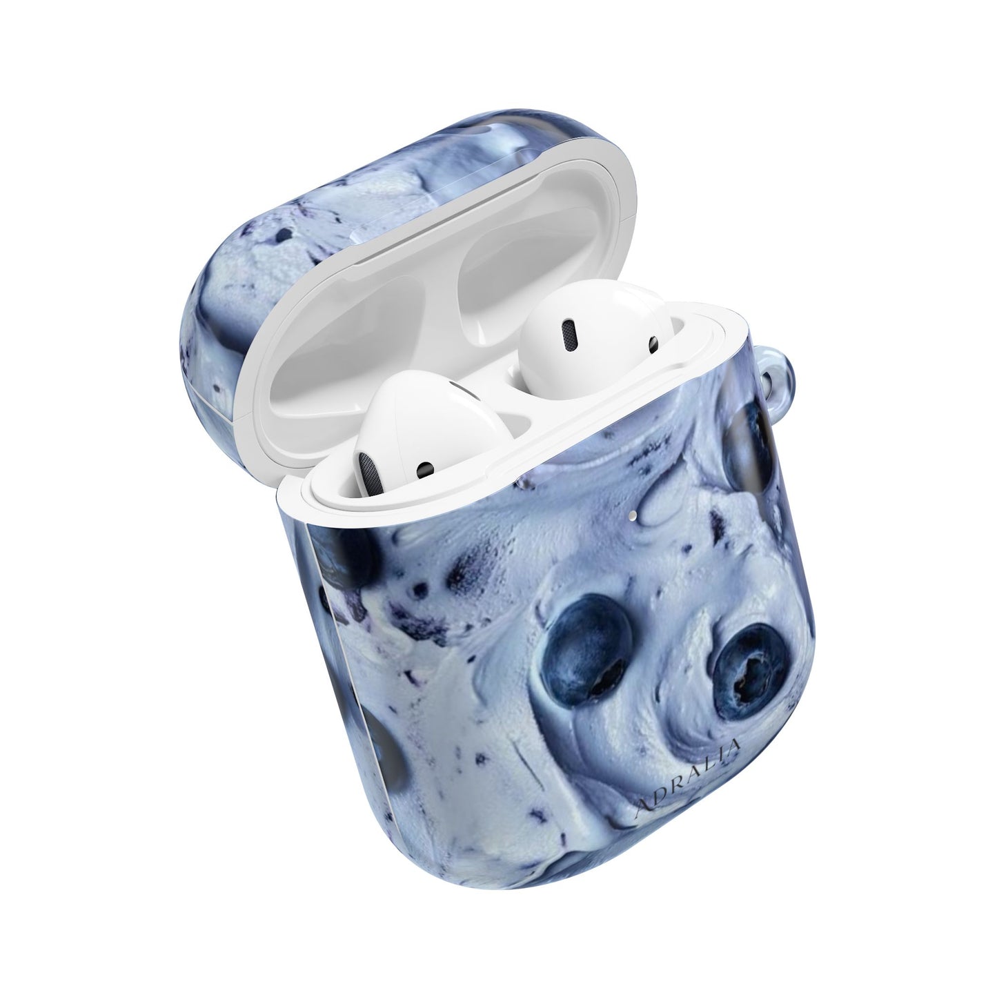 Blueberry Swirl AirPod Case — Cute Fruit Dessert Protective Cover