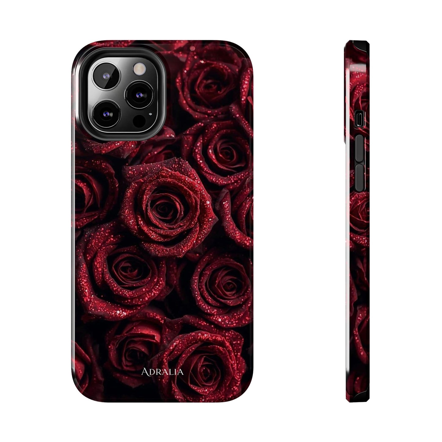 Red Velvet Roses Tough Phone Case — Protective Floral iPhone Case