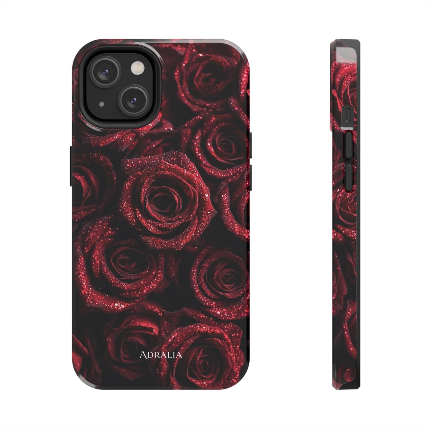 Red Velvet Roses Tough Phone Case — Protective Floral iPhone Case