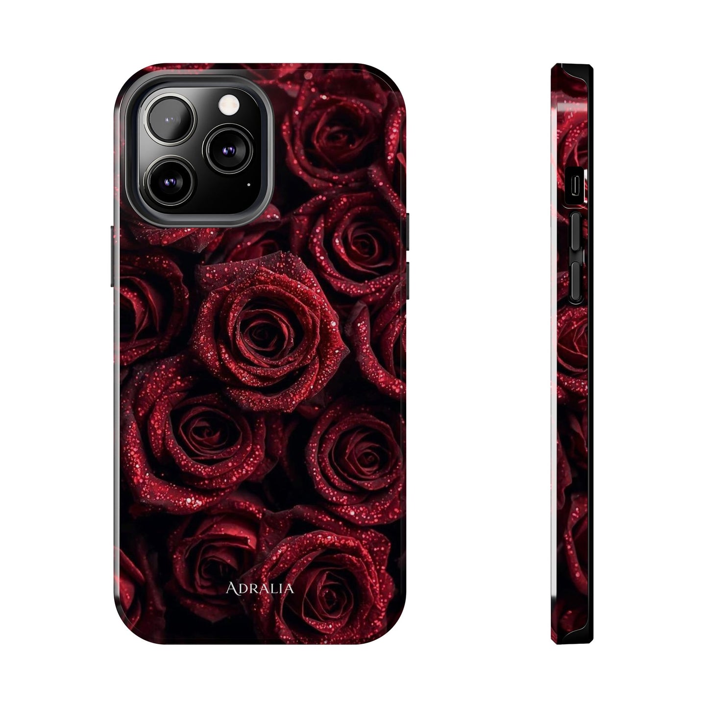 Red Velvet Roses Tough Phone Case — Protective Floral iPhone Case