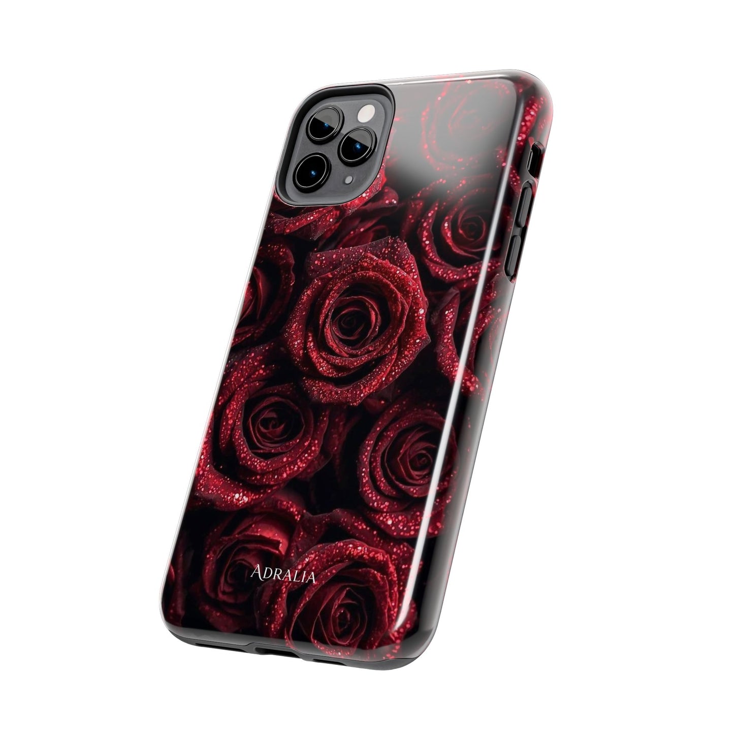 Red Velvet Roses Tough Phone Case — Protective Floral iPhone Case