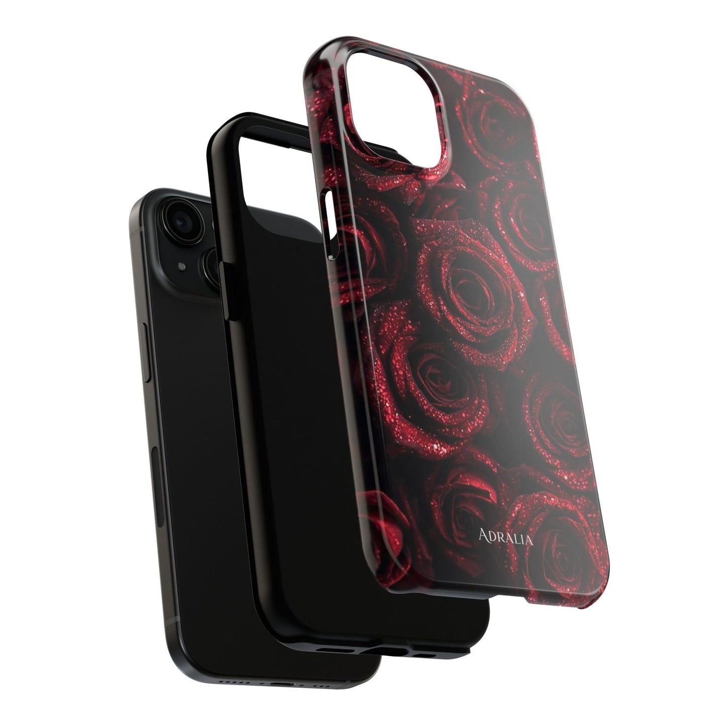 Red Velvet Roses Tough Phone Case — Protective Floral iPhone Case