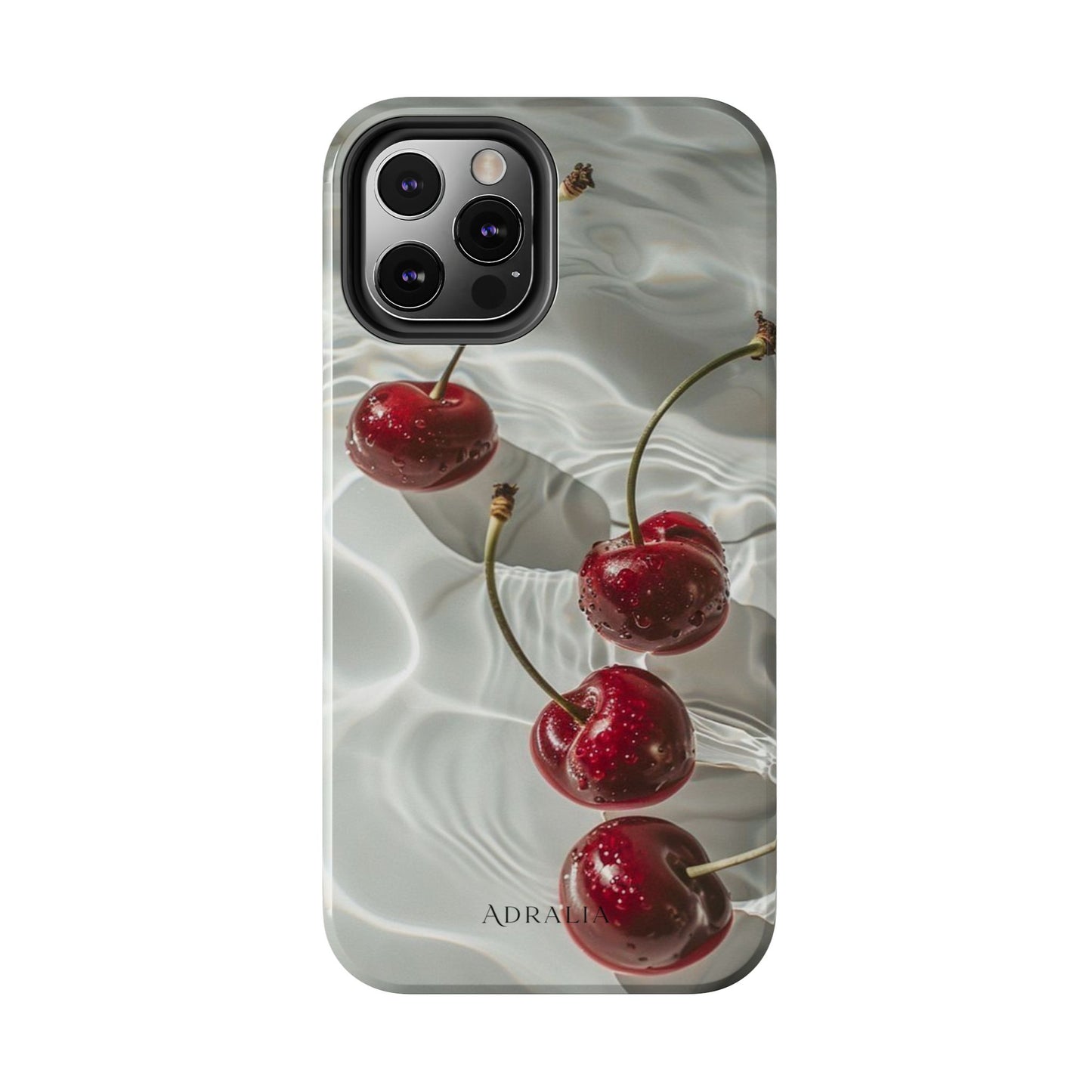 Cherry Water Reflection Tough Phone Case