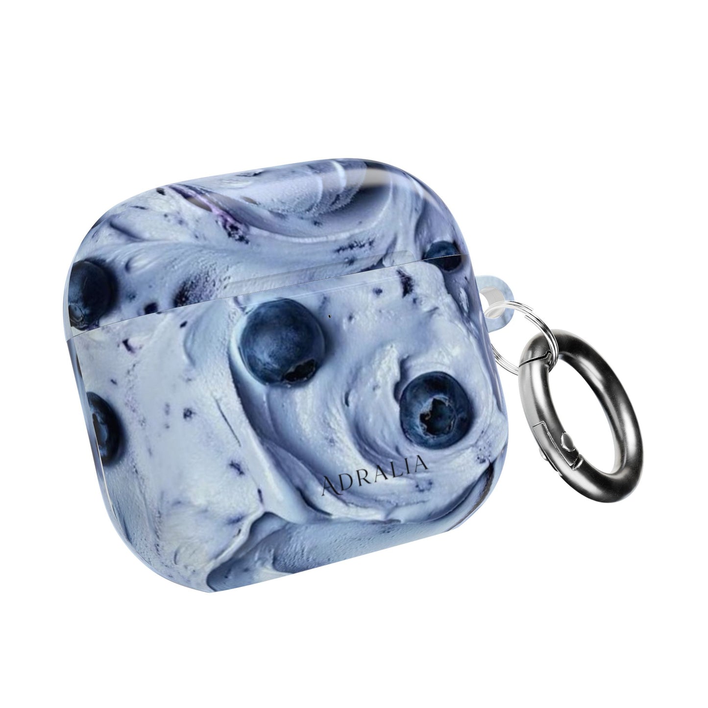 Blueberry Swirl AirPod Case — Cute Fruit Dessert Protective Cover