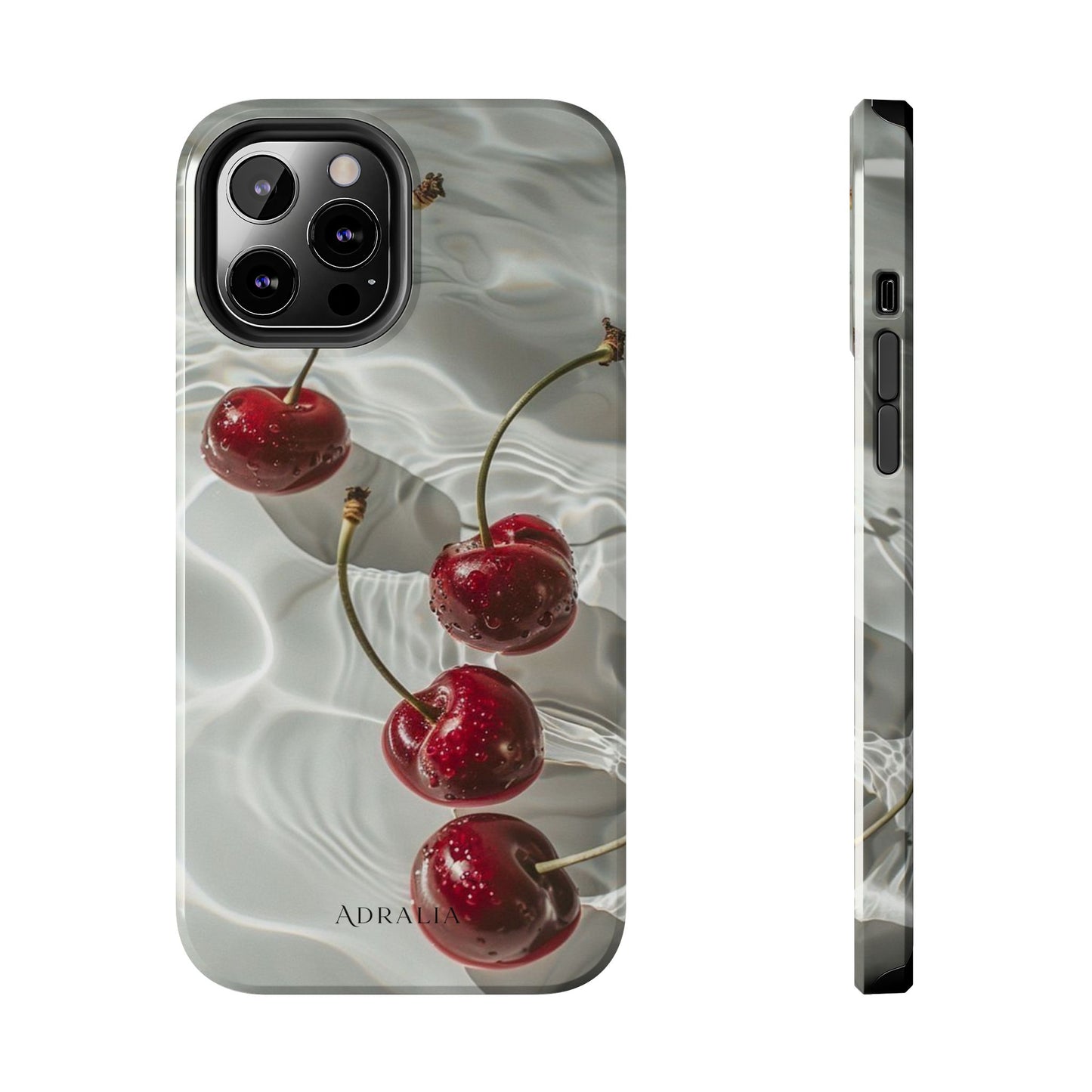 Cherry Water Reflection Tough Phone Case