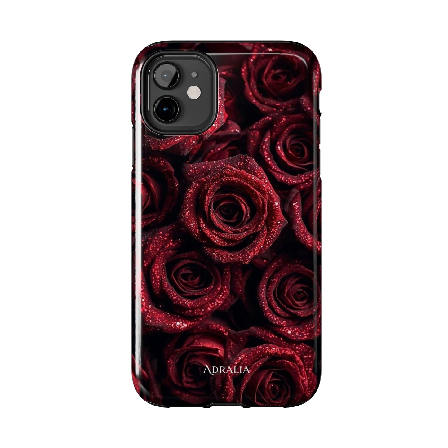 Red Velvet Roses Tough Phone Case — Protective Floral iPhone Case