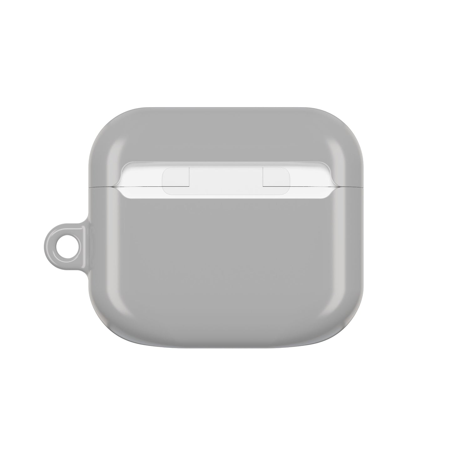 Statue Hands AirPod Case — Moody Grey Sculpture Design with Red Nails