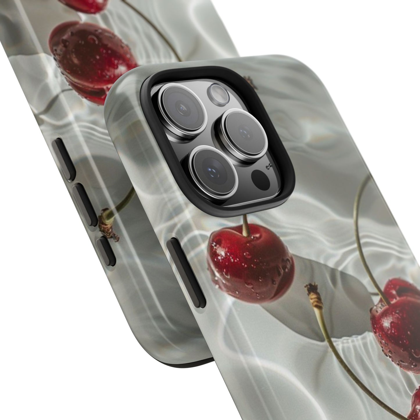 Cherry Water Reflection Tough Phone Case