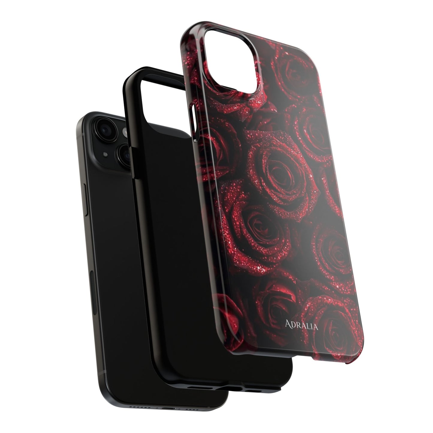 Red Velvet Roses Tough Phone Case — Protective Floral iPhone Case