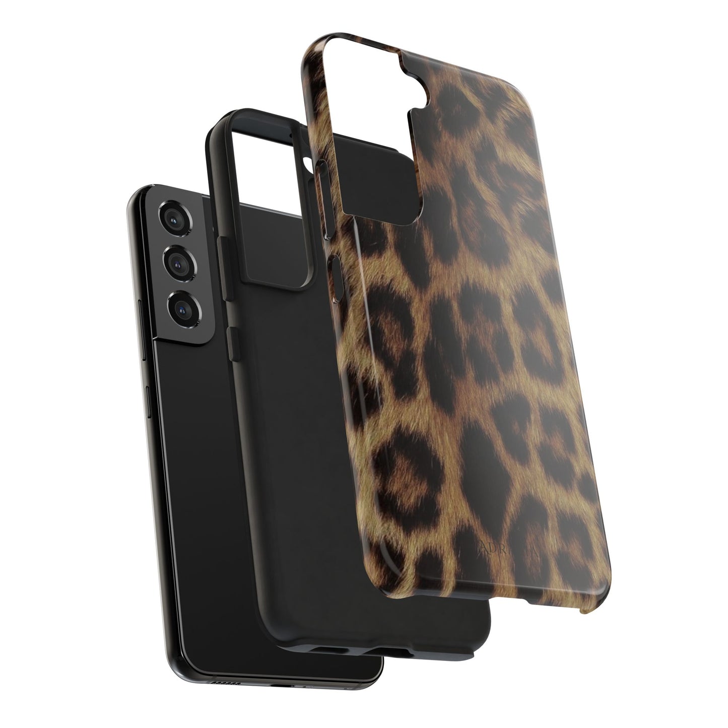 Leopard Print Tough Phone Case — Durable Animal-Print Protective Cover