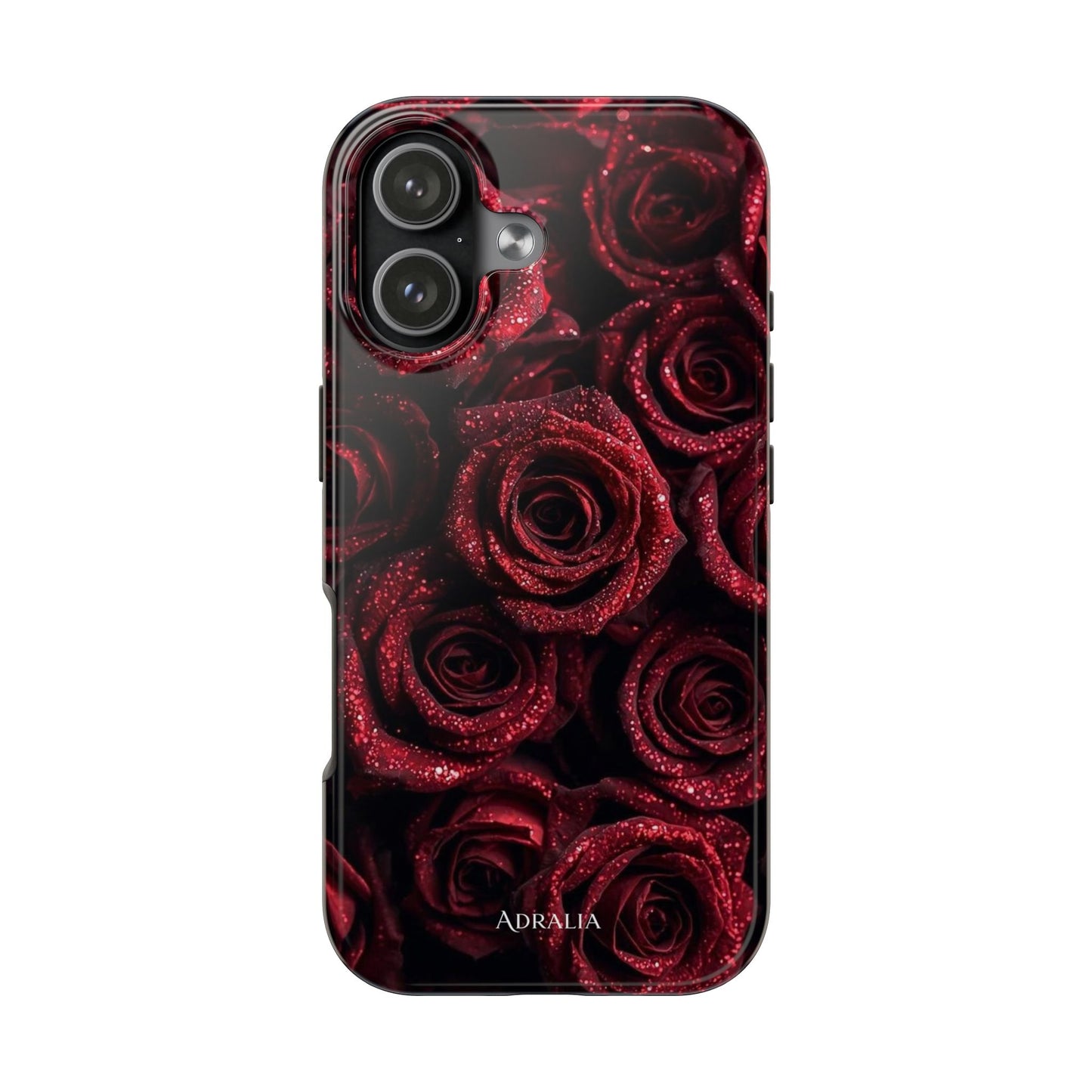 Red Velvet Roses Tough Phone Case — Protective Floral iPhone Case