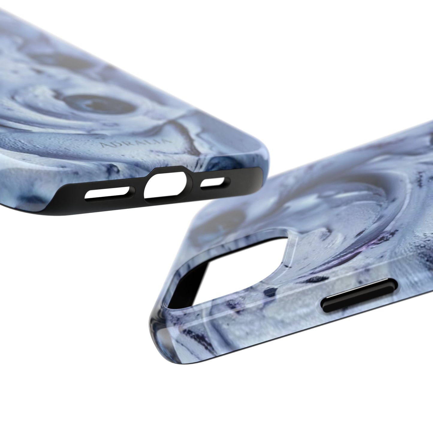 Blueberry Swirl Tough Phone Case — Protective Artistic Fruit Pattern