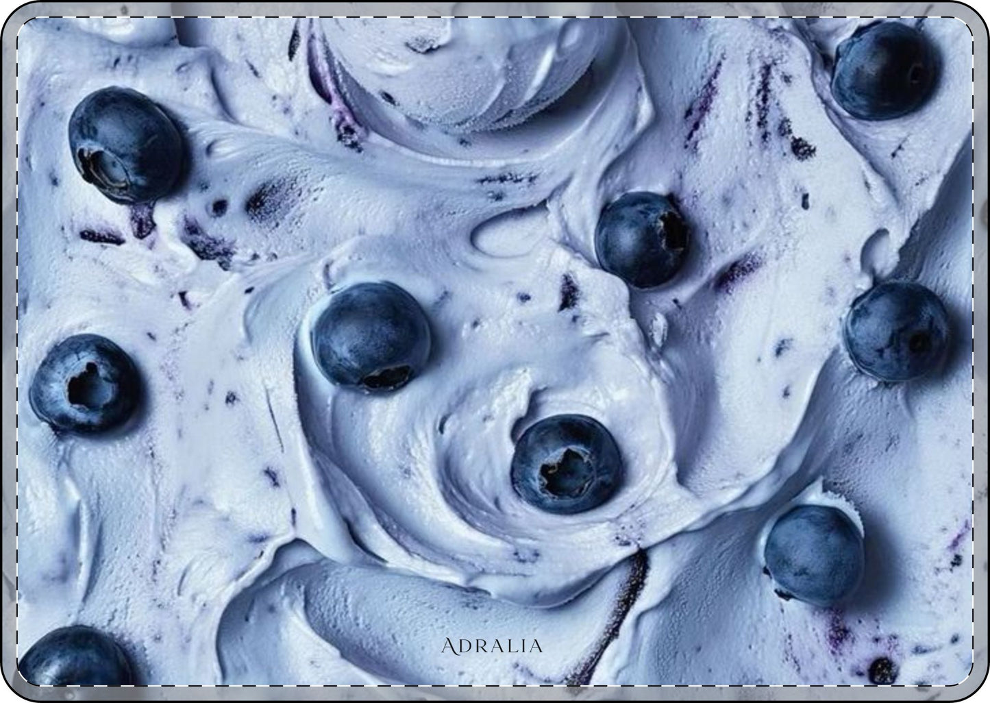 MacBook Case — Blueberry Swirl Protective Sleeve (Food-Inspired Design)