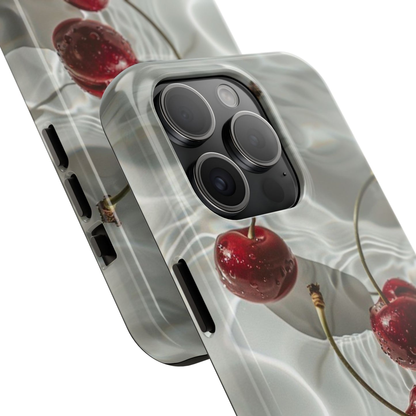 Cherry Water Reflection Tough Phone Case