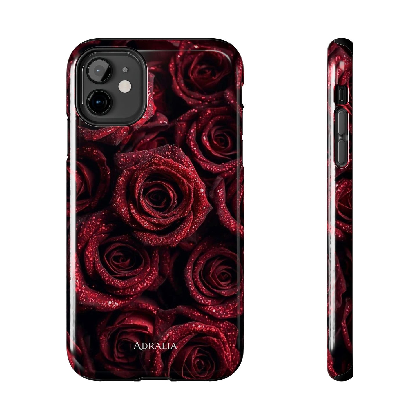 Red Velvet Roses Tough Phone Case — Protective Floral iPhone Case