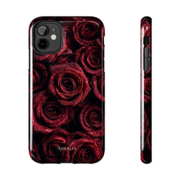 Red Velvet Roses Tough Phone Case — Protective Floral iPhone Case