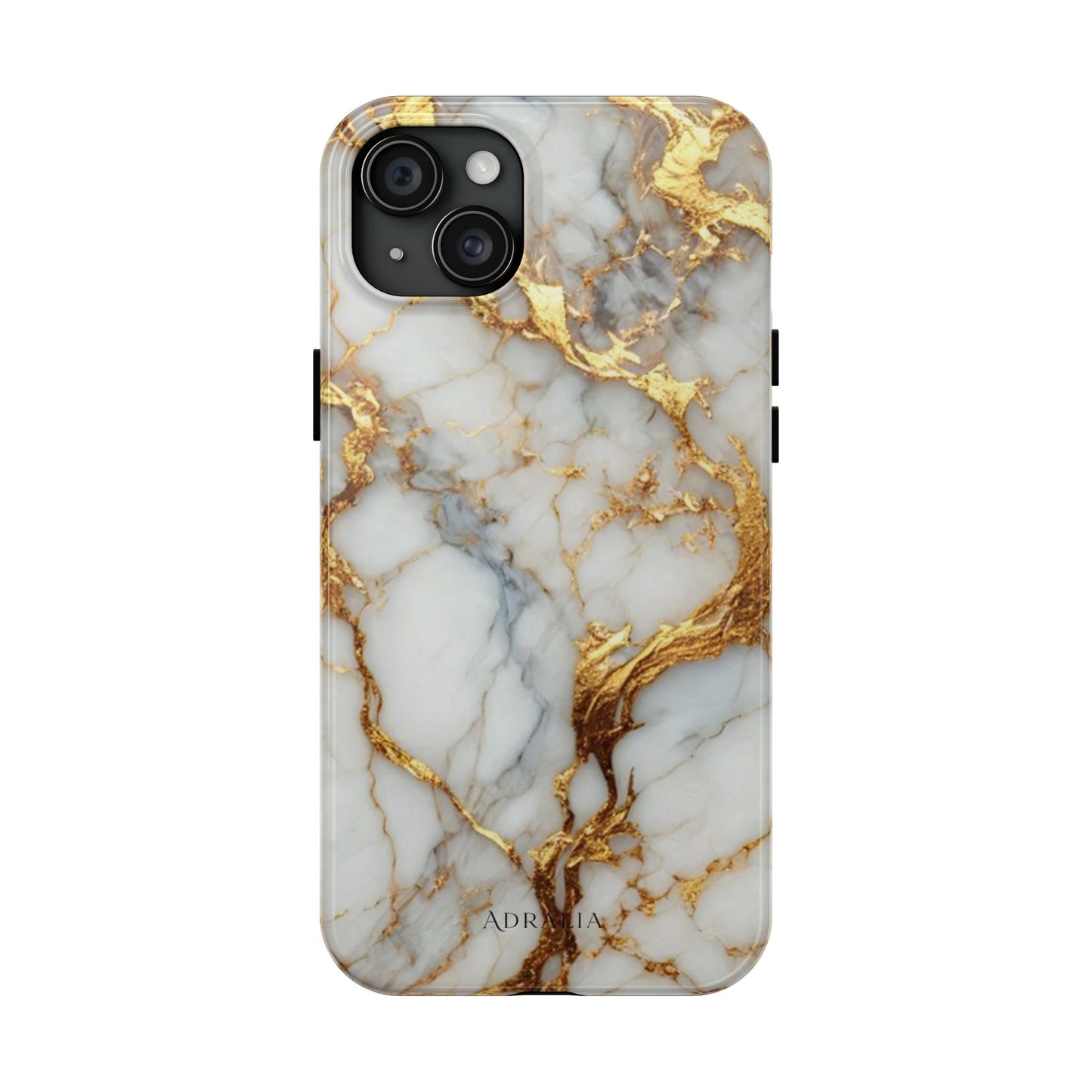 Gold Veined Marble Tough Phone Case — Luxury Protective Phone Case