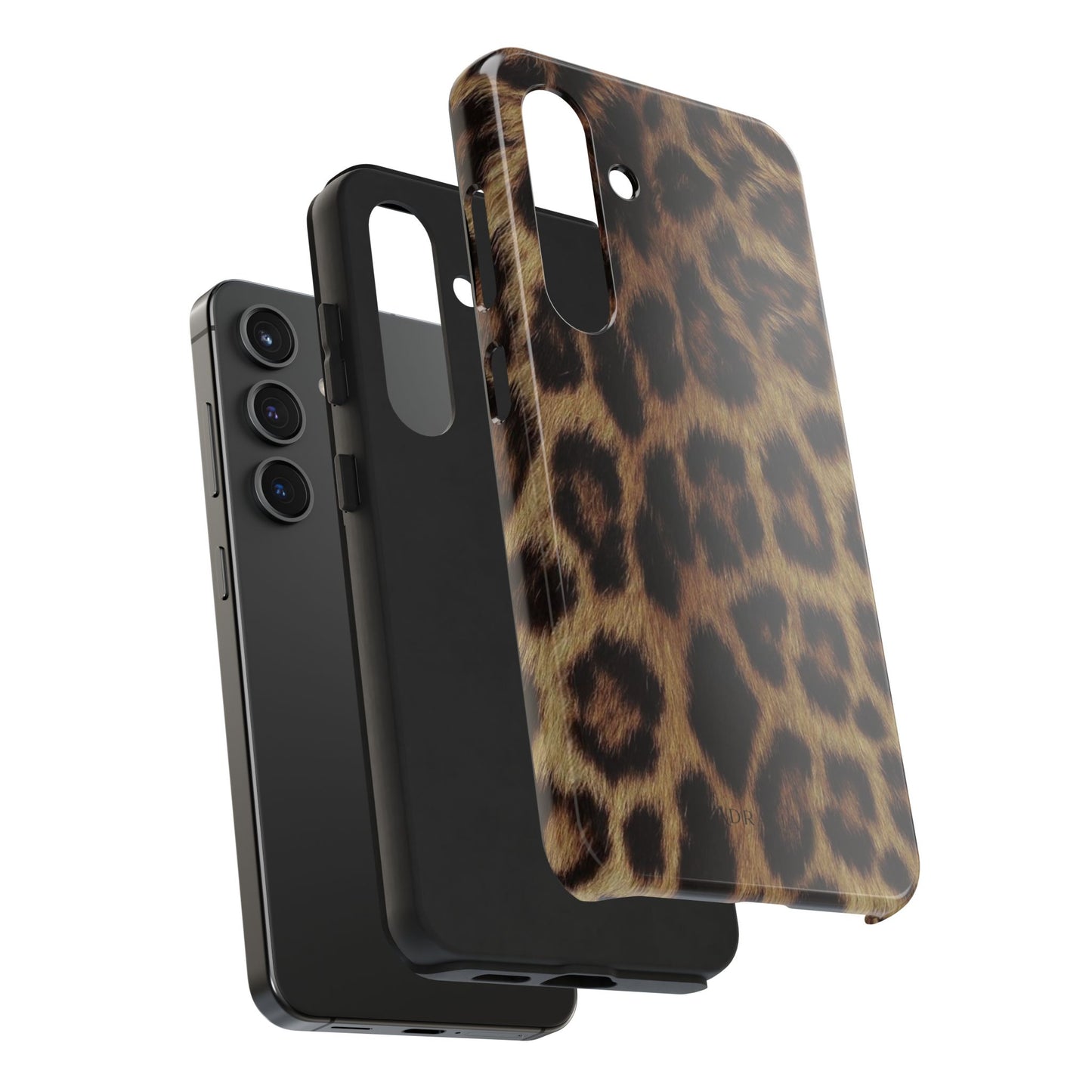 Leopard Print Tough Phone Case — Durable Animal-Print Protective Cover
