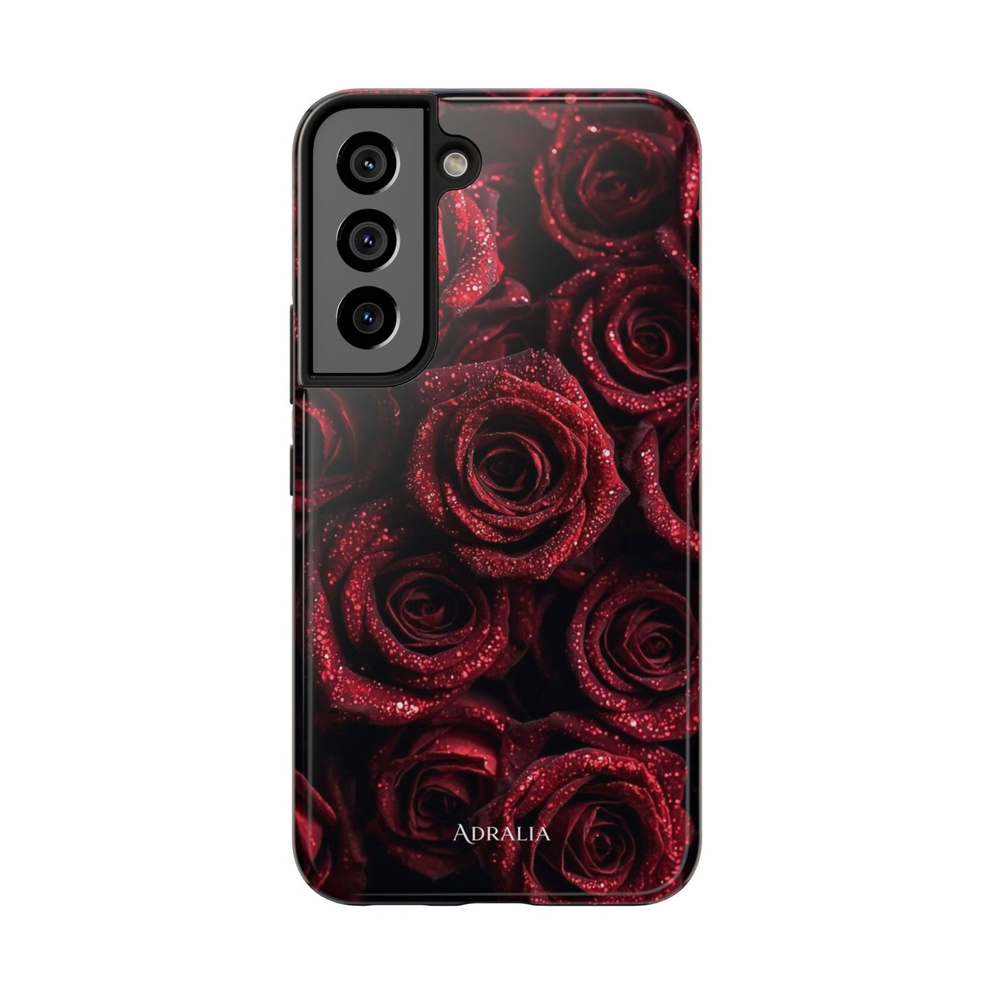 Red Velvet Roses Tough Phone Case — Protective Floral iPhone Case