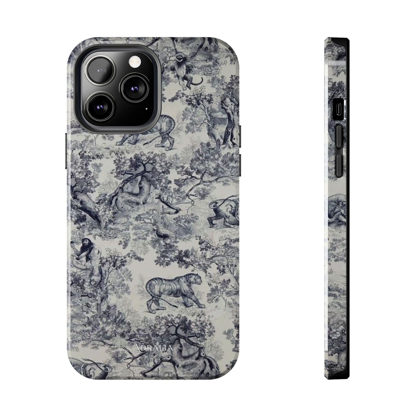 Vintage Toile Animal Tough Phone Case