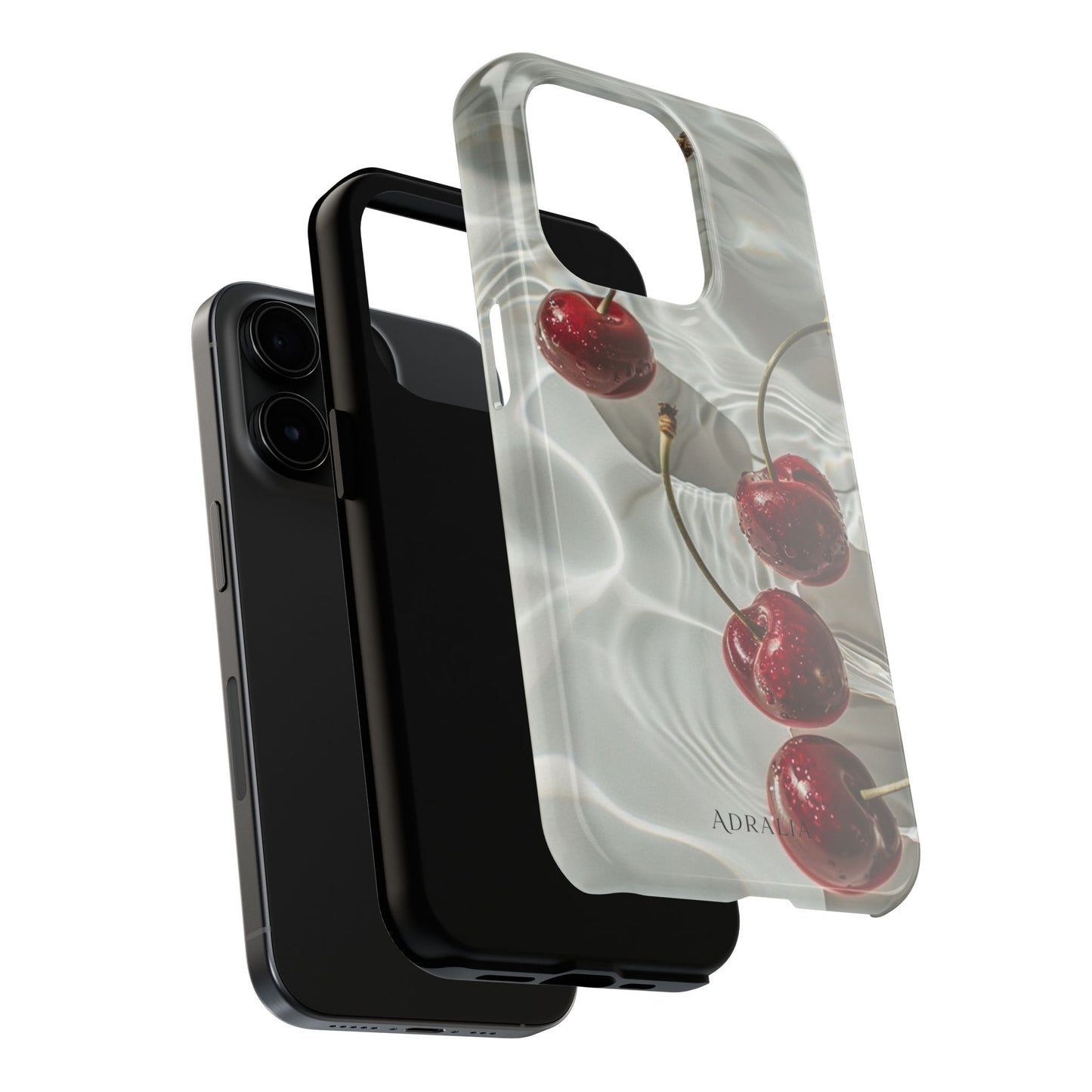 Cherry Water Reflection Tough Phone Case