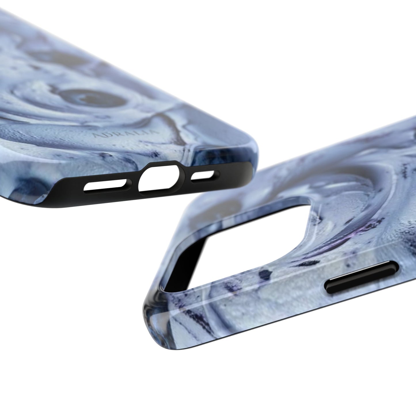 Blueberry Swirl Tough Phone Case — Protective Artistic Fruit Pattern