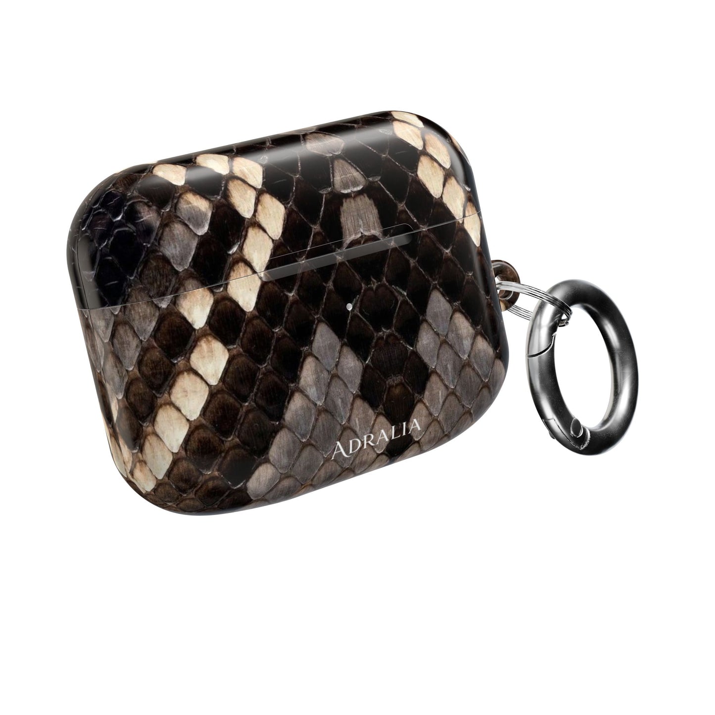 Snake Print AirPod Case — Faux Python Protective Charging Case