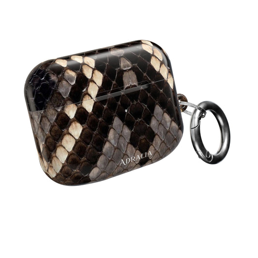 Snake Print AirPod Case — Faux Python Protective Charging Case
