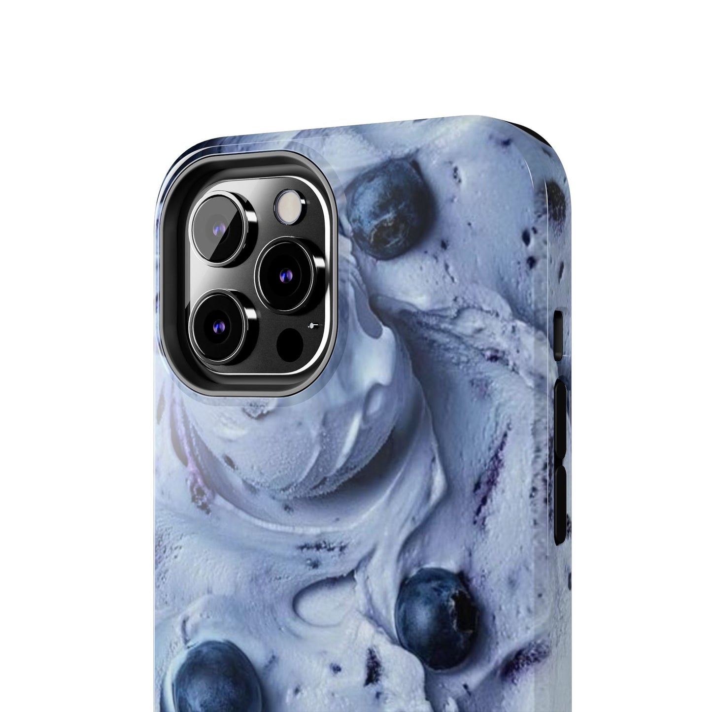 Blueberry Swirl Tough Phone Case — Protective Artistic Fruit Pattern