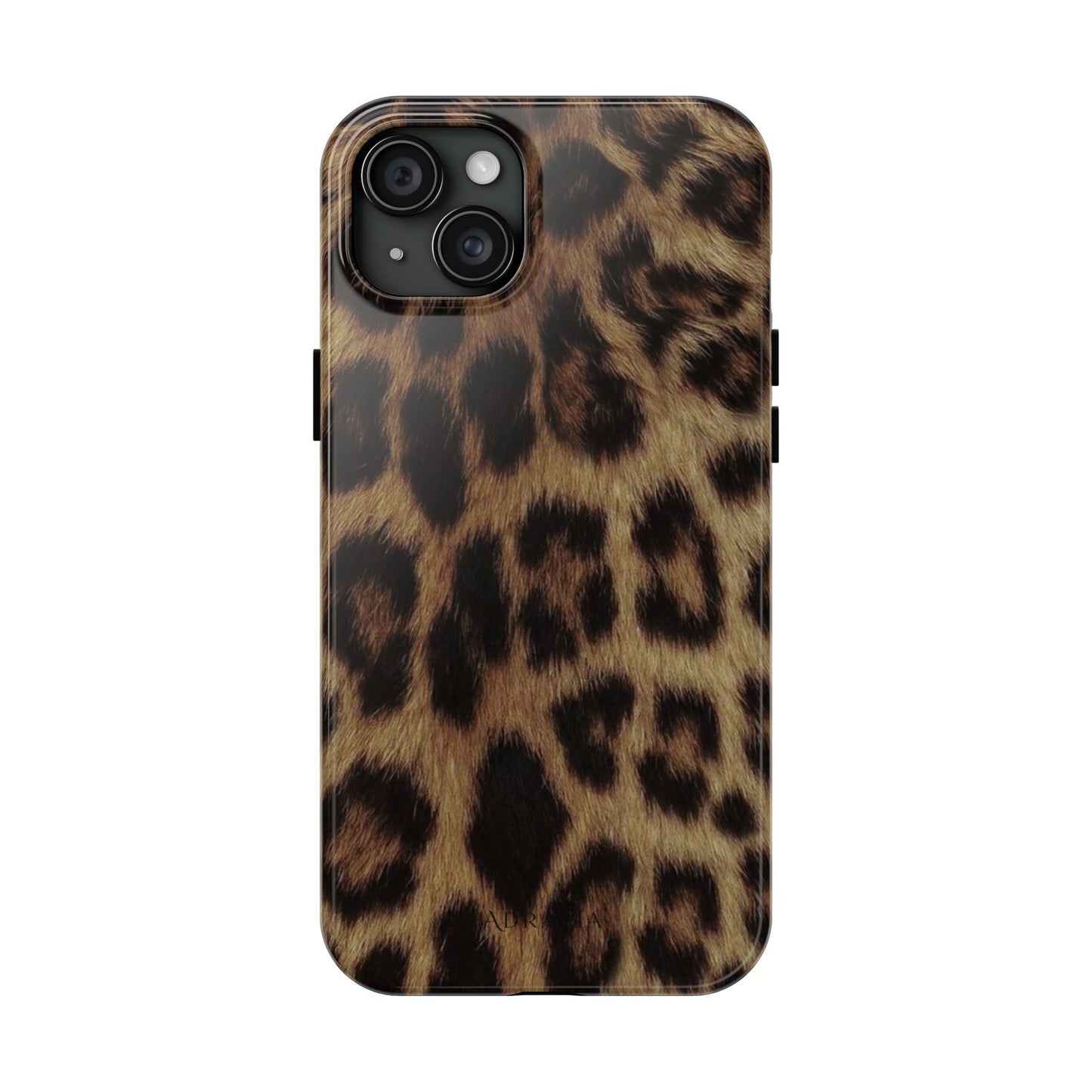 Leopard Print Tough Phone Case — Durable Animal-Print Protective Cover