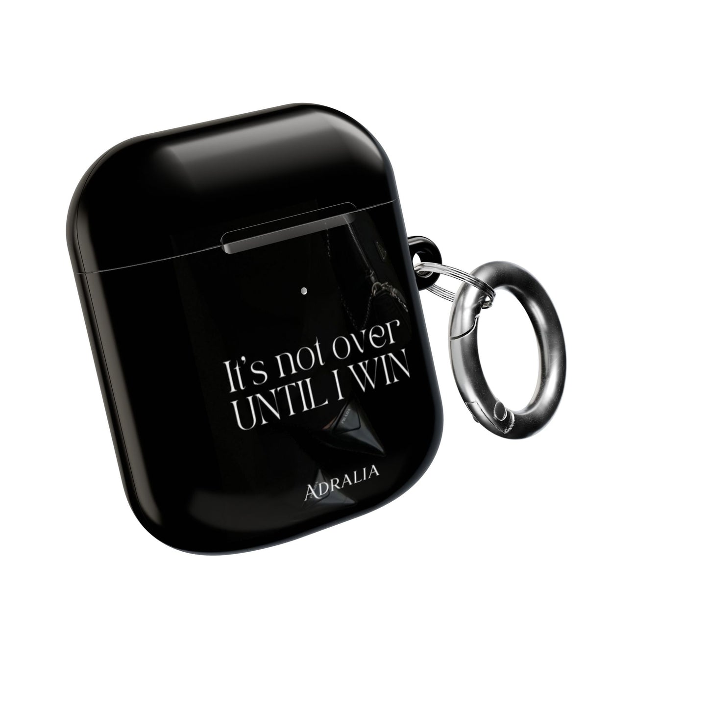 Motivational AirPod Case — "It's Not Over Until I Win" Inspirational Protective Cover