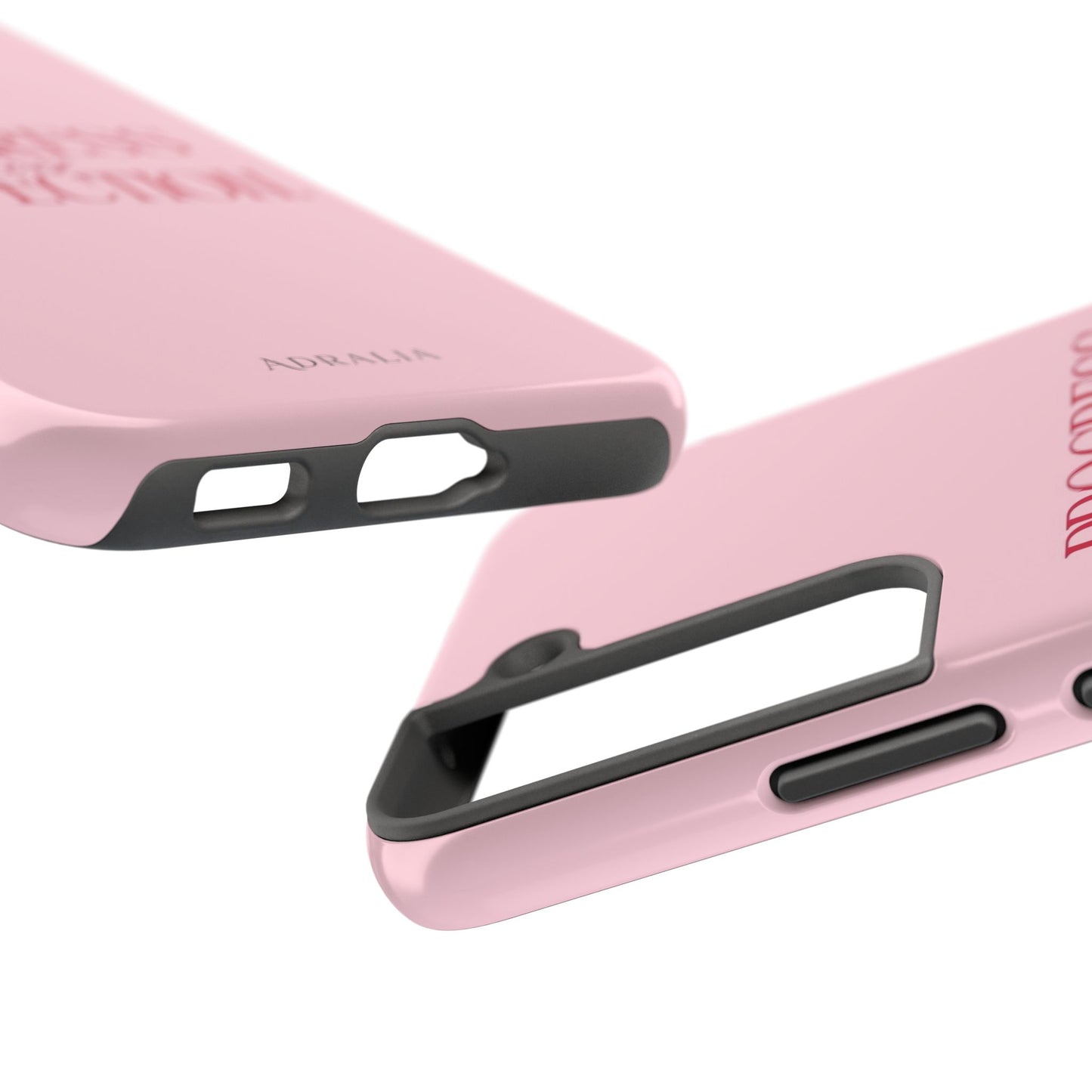 Progress Over Perfection Tough Phone Case — Pink Inspirational Protective Cover
