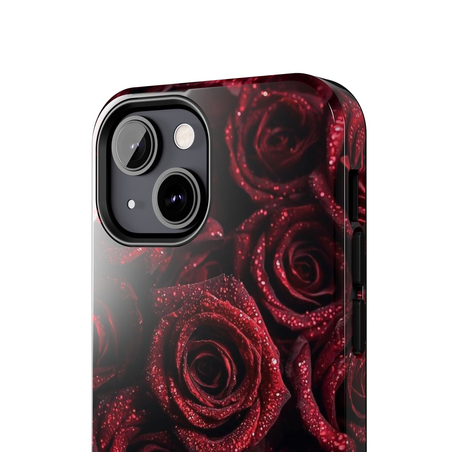 Red Velvet Roses Tough Phone Case — Protective Floral iPhone Case