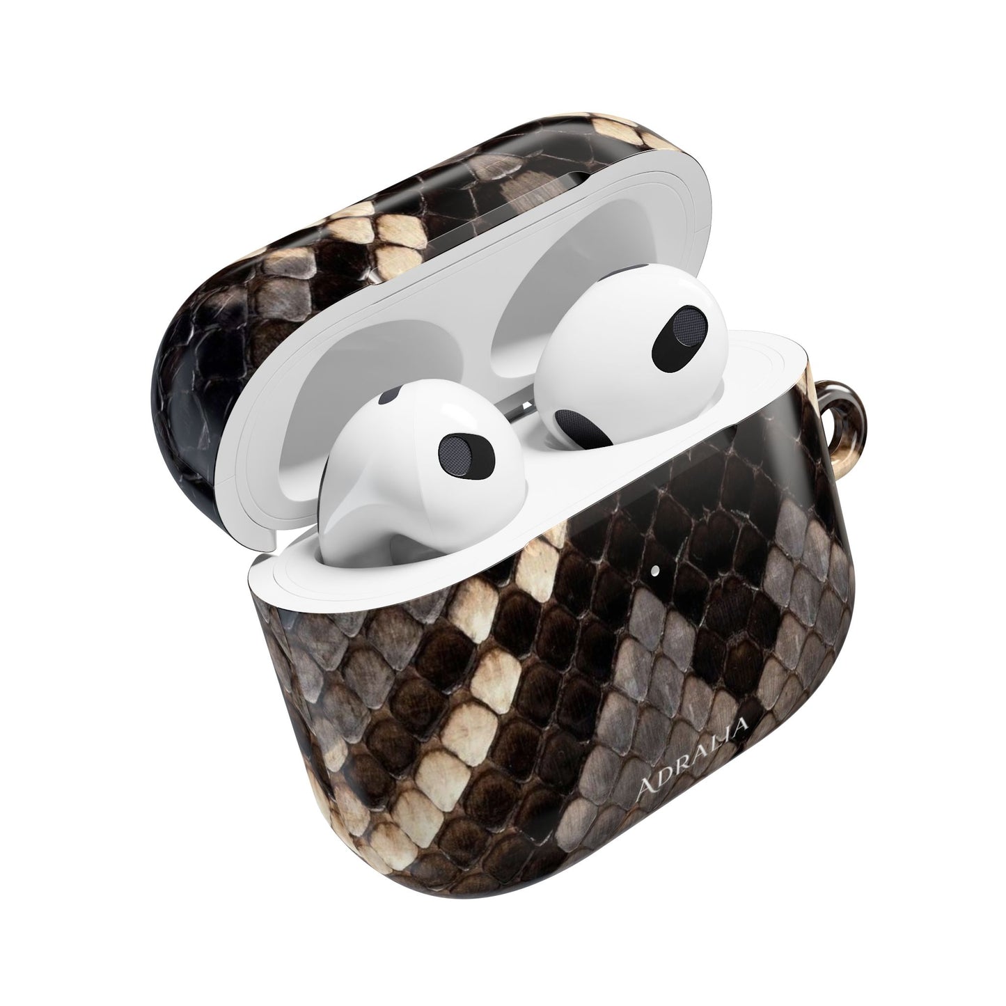 Snake Print AirPod Case — Faux Python Protective Charging Case