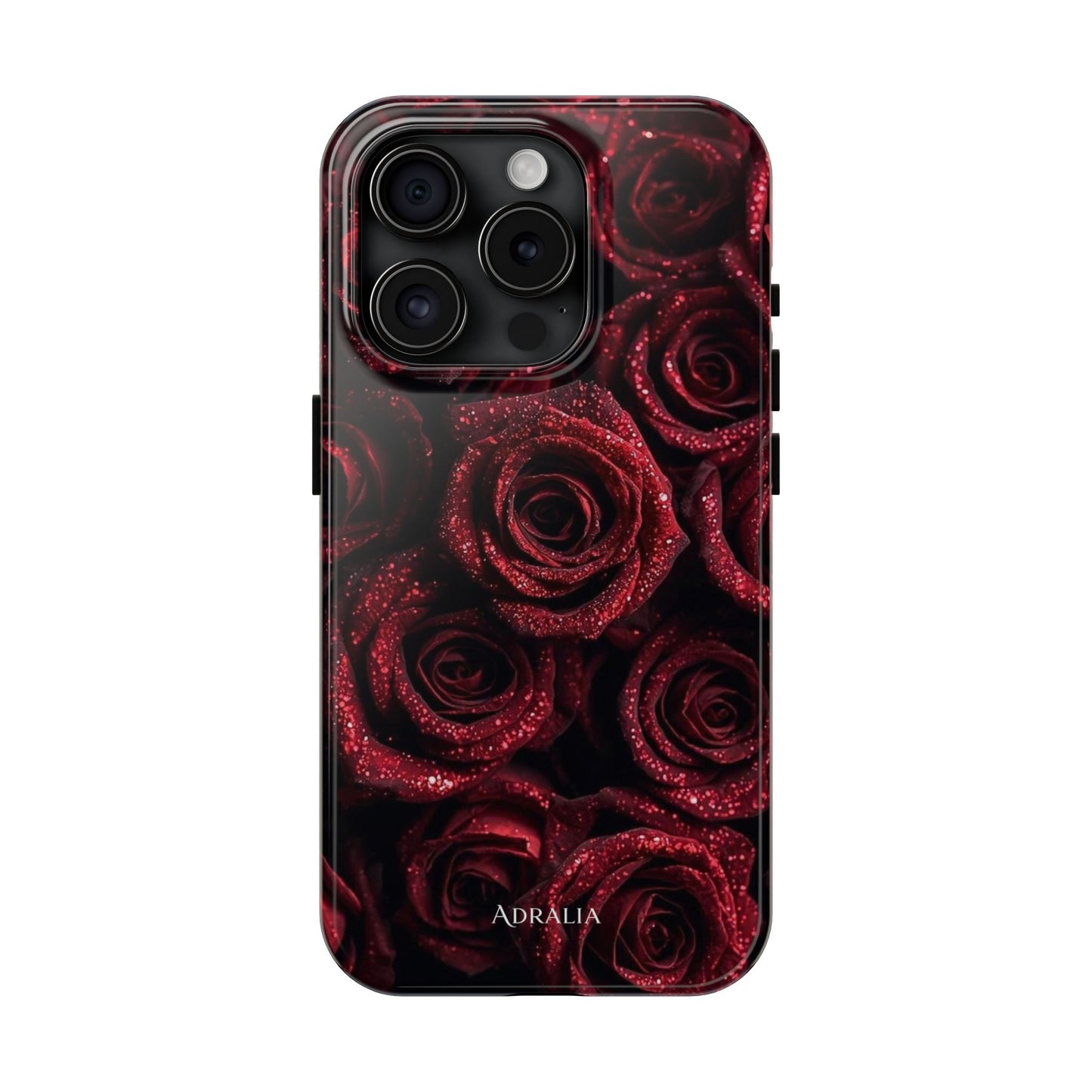 Red Velvet Roses Tough Phone Case — Protective Floral iPhone Case