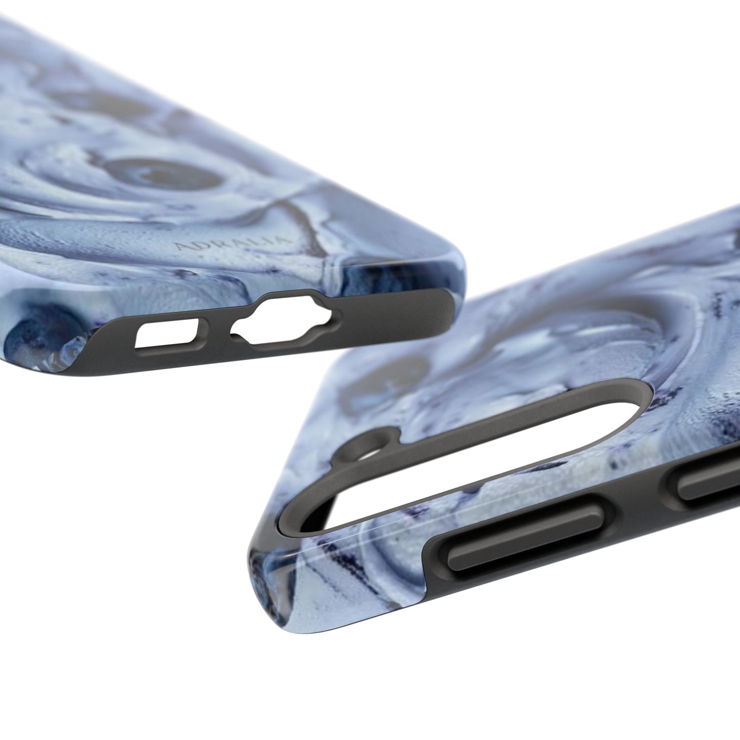 Blueberry Swirl Tough Phone Case — Protective Artistic Fruit Pattern
