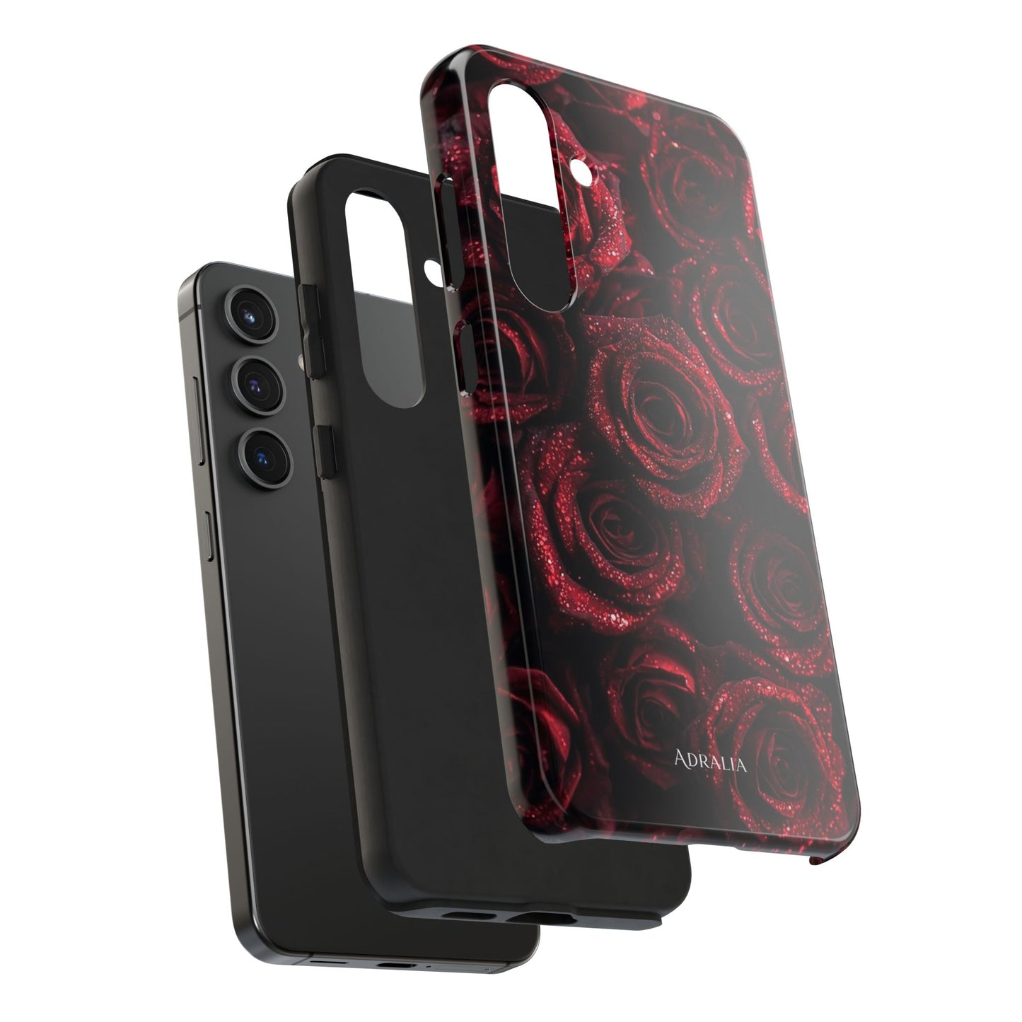 Red Velvet Roses Tough Phone Case — Protective Floral iPhone Case