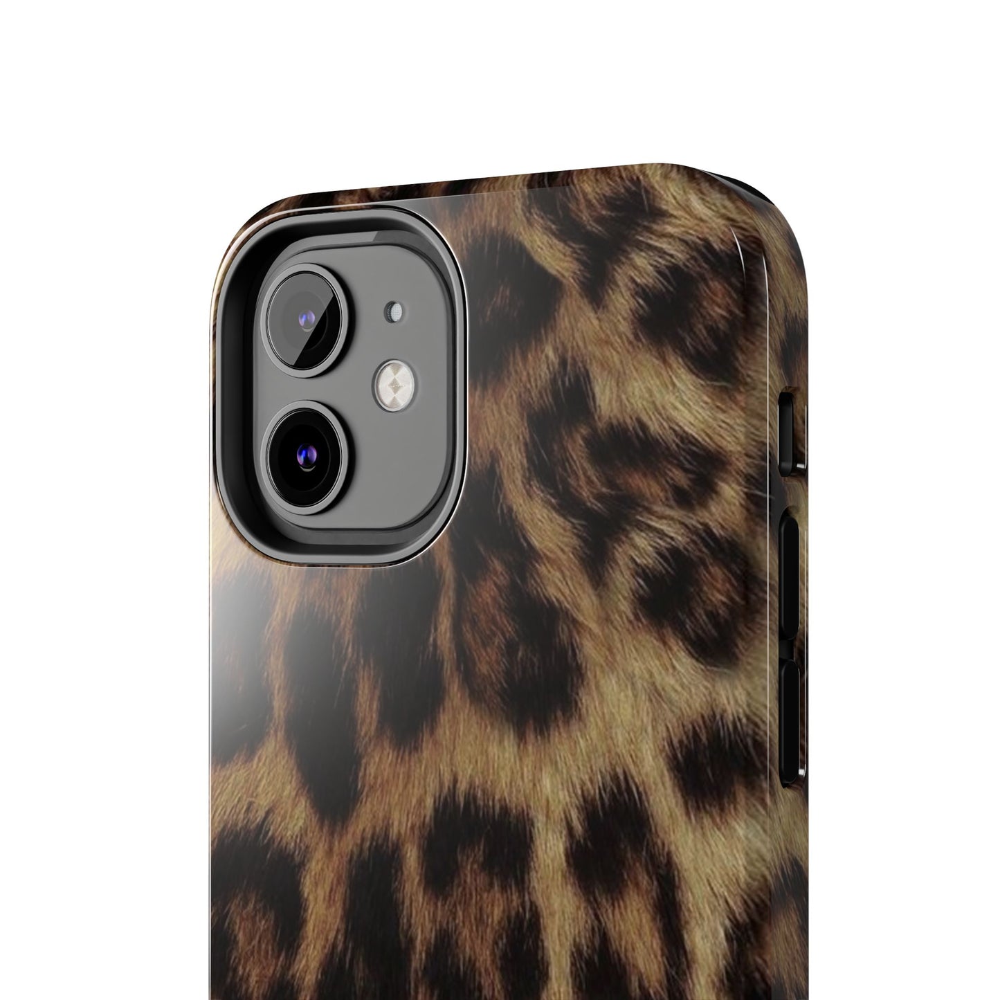 Leopard Print Tough Phone Case — Durable Animal-Print Protective Cover