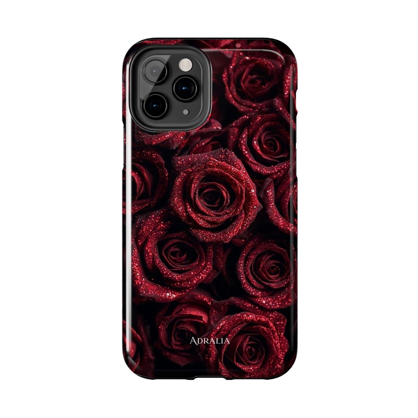 Red Velvet Roses Tough Phone Case — Protective Floral iPhone Case