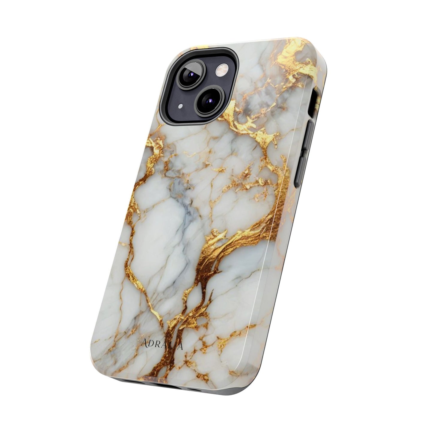 Gold Veined Marble Tough Phone Case — Luxury Protective Phone Case