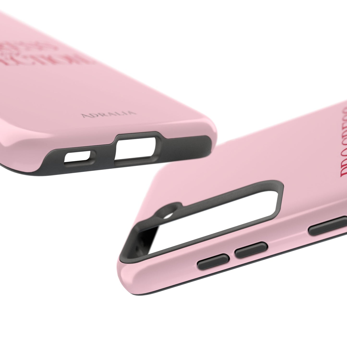 Progress Over Perfection Tough Phone Case — Pink Inspirational Protective Cover