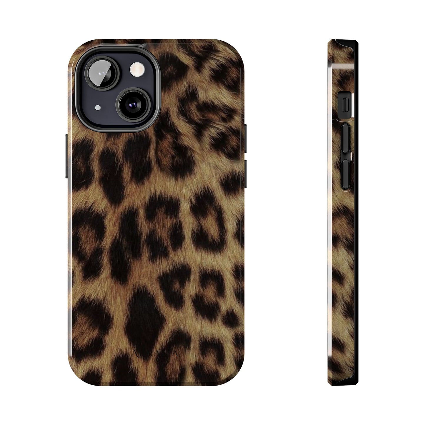 Leopard Print Tough Phone Case — Durable Animal-Print Protective Cover