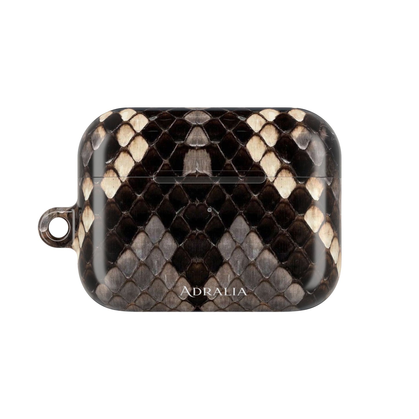 Snake Print AirPod Case — Faux Python Protective Charging Case