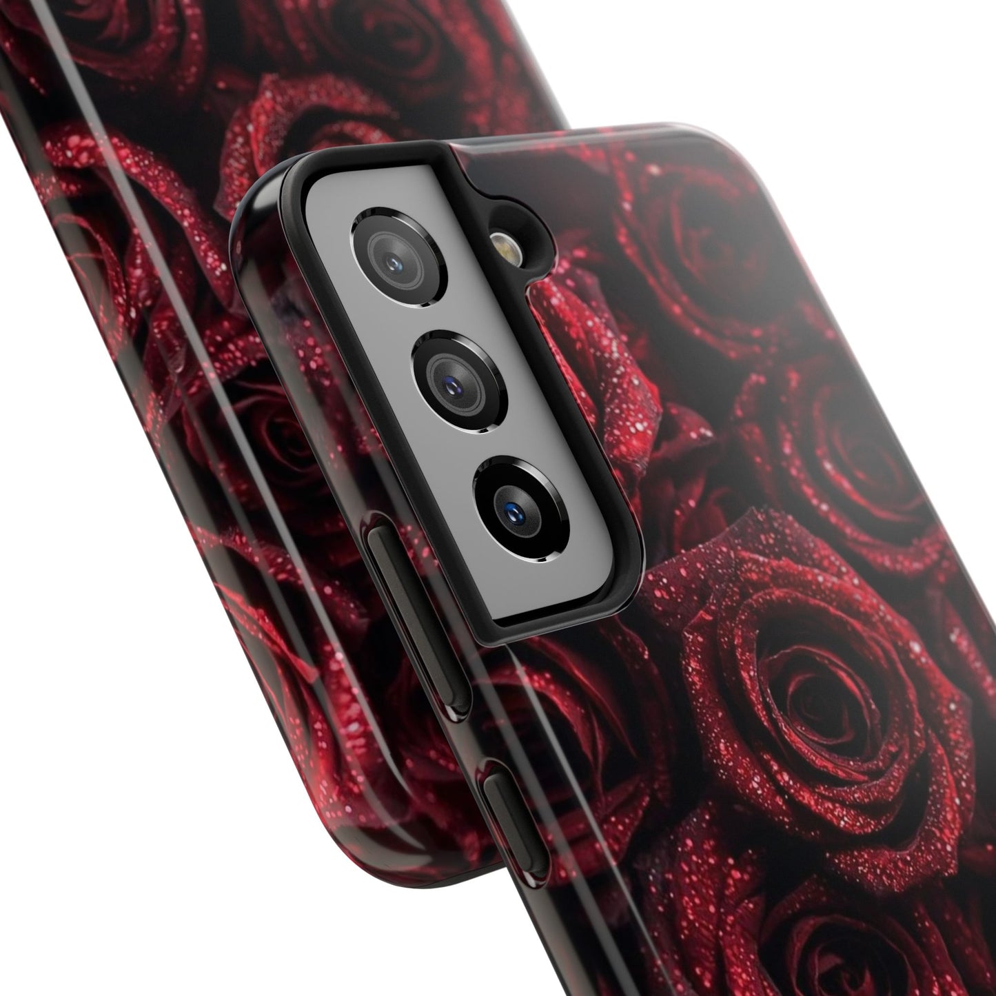 Red Velvet Roses Tough Phone Case — Protective Floral iPhone Case