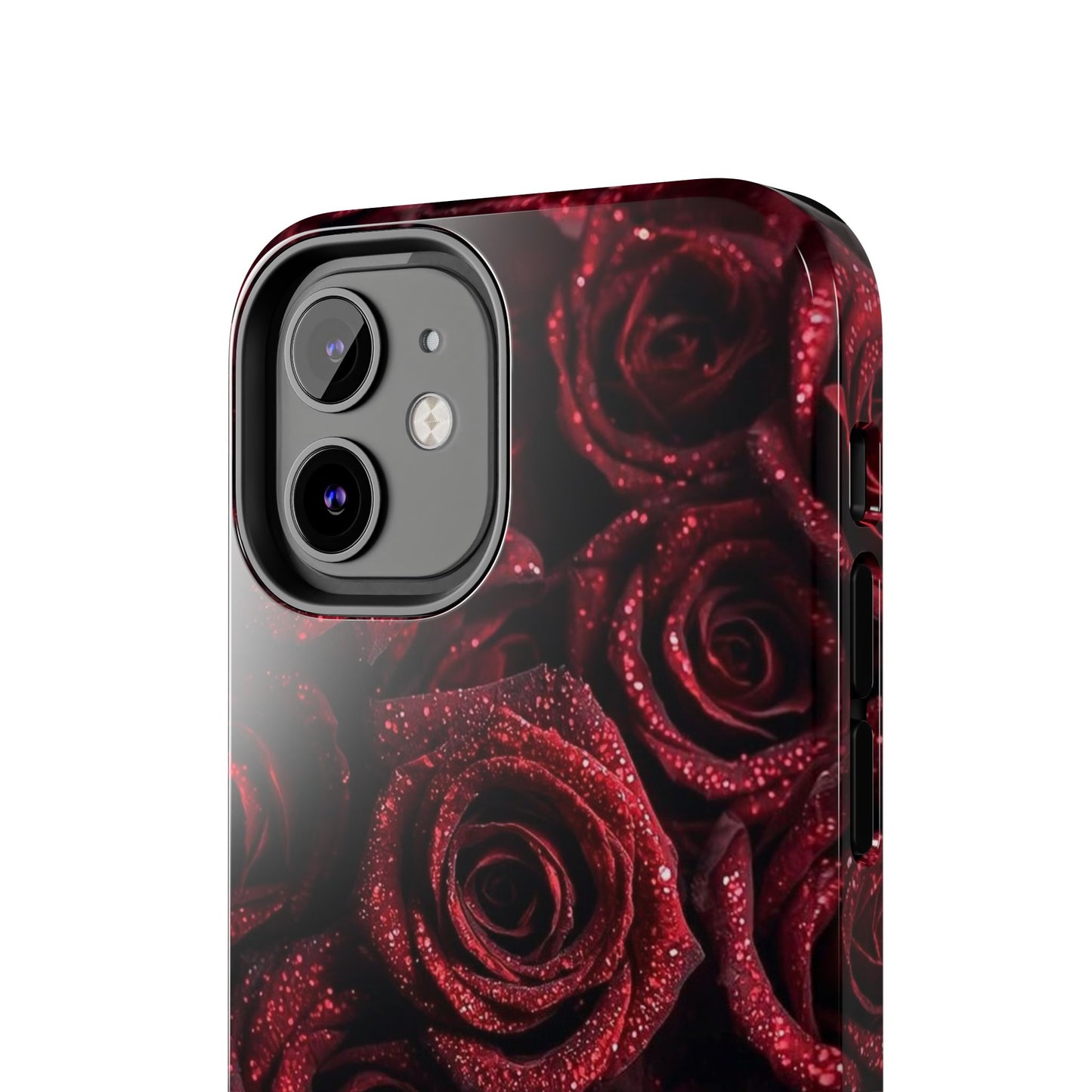 Red Velvet Roses Tough Phone Case — Protective Floral iPhone Case