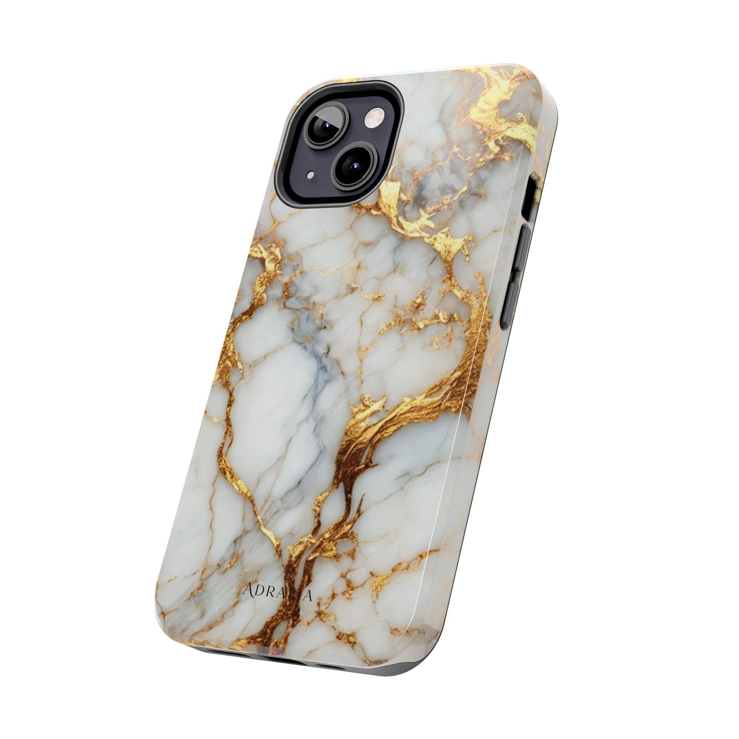 Gold Veined Marble Tough Phone Case — Luxury Protective Phone Case